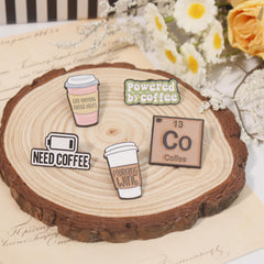 Coffee Mentality Enamel Pins – Twin set