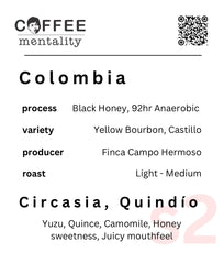 Colombia – Black Honey 92hrs Anaerobic